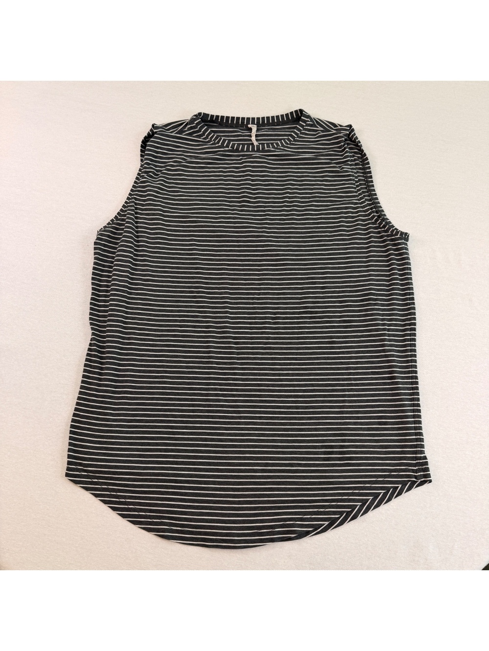 Lululemon Striped Pima Cotton Muscle Tank Top Women's 8